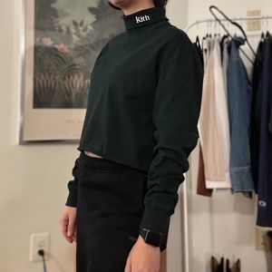 {kith} cortland cropped turtleneck t-shirt